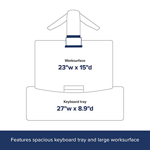 Ergotron WorkFit-S Single HD with Worksurface+ - Stand (tray, desk clamp mount, pivot, column) for LCD display / keyboard / mouse - screen size: up to 30"