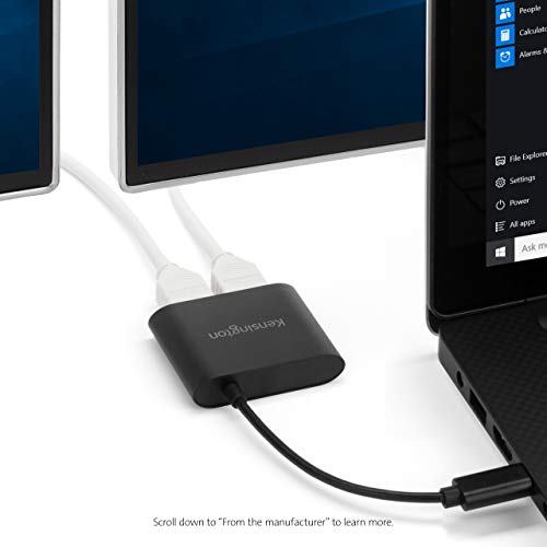 Kensington - Video interface converter - USB-C male to HDMI female - black - 4K support - for Microsoft Surface Pro 7