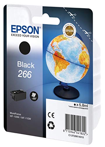 Epson 266 - 6 ml - black - original - ink cartridge - for WorkForce WF-100W