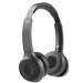 Cisco Headset 730 - Headset - on-ear - Bluetooth - wireless - active noise cancelling - USB, 3.5 mm jack - carbon black