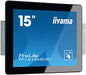 iiyama ProLite TF1515MC-B1 - 15" Diagonal Class LED-backlit LCD display - digital signage - with touchscreen 1024 x 768 - edge-lit - black