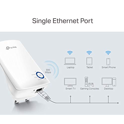 TP-Link TL-WA850RE 300Mbps Universal Wall-Plug Wi-Fi Range Extender