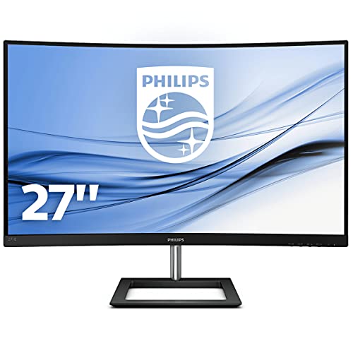 Philips E-line 271E1CA - LED monitor - curved - 27" - 1920 x 1080 Full HD (1080p) @ 75 Hz - VA - 250 cd/m? - 3000:1 - 4 ms - HDMI, VGA - speakers - textured black