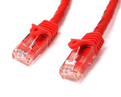 Best Value StarTech.com 15m Red Gigabit Snagless RJ45 UTP Cat6 Patch Cable - 15 m Patch Cord - Cat 6 Patch Cable (N6PATC15MRD)