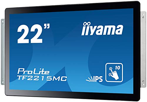 iiyama ProLite TF2215MC-B2 - LED monitor - 22" (21.5" viewable) - open frame - touchscreen - 1920 x 1080 Full HD (1080p) @ 60 Hz - IPS - 350 cd/m - 1000:1 - 14 ms - HDMI, VGA, DisplayPort - black