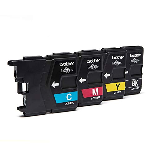 Brother LC985VALBPDR - 4-pack - black, yellow, cyan, magenta - original - blister - ink cartridge - for Brother DCP-J125, DCP-J140, DCP-J315, DCP-J515, MFC-J220, MFC-J265, MFC-J410, MFC-J415