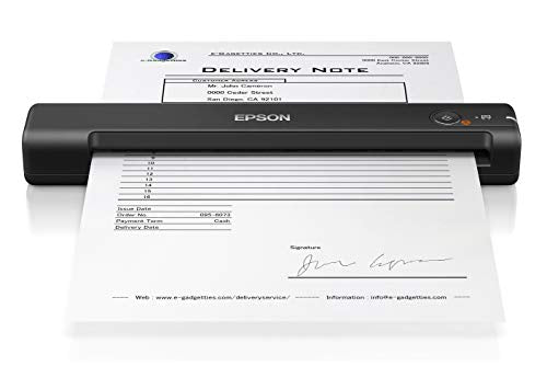 Epson WorkForce ES-50 - Sheetfed scanner - Contact Image Sensor (CIS) - A4 - 600 dpi x 600 dpi - up to 300 scans per day - USB 2.0