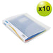 Best Value Rapesco 0715 Ring Binder - A4, 2-Ring Binders, Pack of 10 - Clear