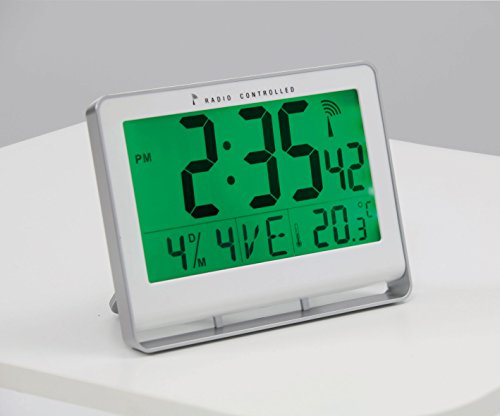 Alba Clock, Grey, 20x15x3