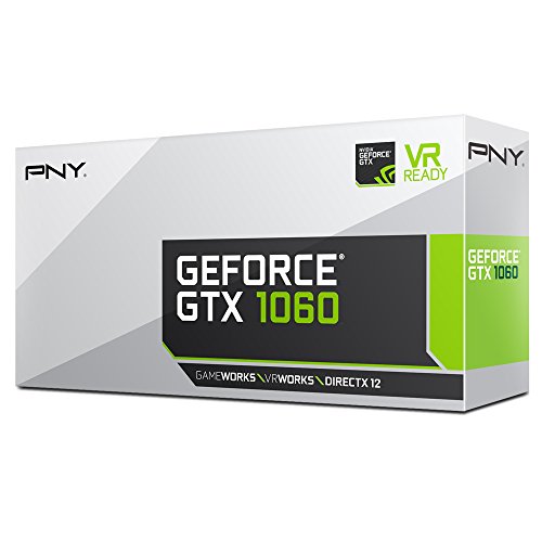 PNY GeForce GTX 1060 - Graphics card - GF GTX 1060 - 3 GB GDDR5 - PCIe 3.0 x16 - DVI, HDMI, 3 x DisplayPort