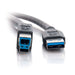 C2G - USB cable - USB Type A (M) to USB Type B (M) - USB 3.0 - 3 m - black