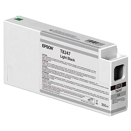 Epson T8247 - 350 ml - light black - original - ink cartridge - for SureColor SC-P6000, SC-P7000, SC-P7000V, SC-P8000, SC-P9000, SC-P9000V