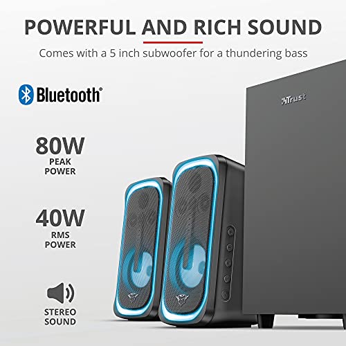 GXT635 Rumax Bluetooth 2.1 Speaker Set