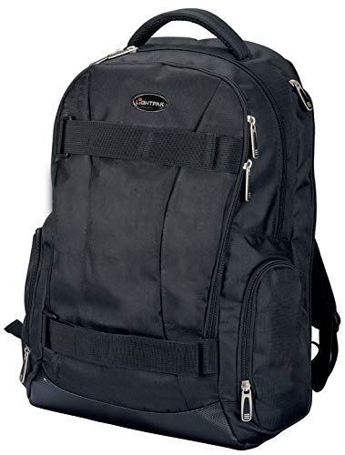 Best Value Fanatic Hawk Padded Nylon Backpack for 17 inch Laptop - Black