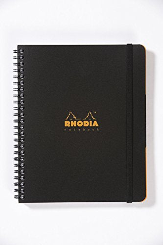 Best Value Rhodia 119237C Wirebound PP Notebook, A5+ - Black