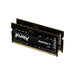 Kingston FURY Impact - DDR4 - kit - 32 GB: 2 x 16 GB - SO-DIMM 260-pin - 2666 MHz / PC4-21300 - CL16 - 1.2 V - unbuffered - non-ECC - black