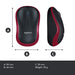 Logitech Wireless Mouse Desktop 3-Button Red