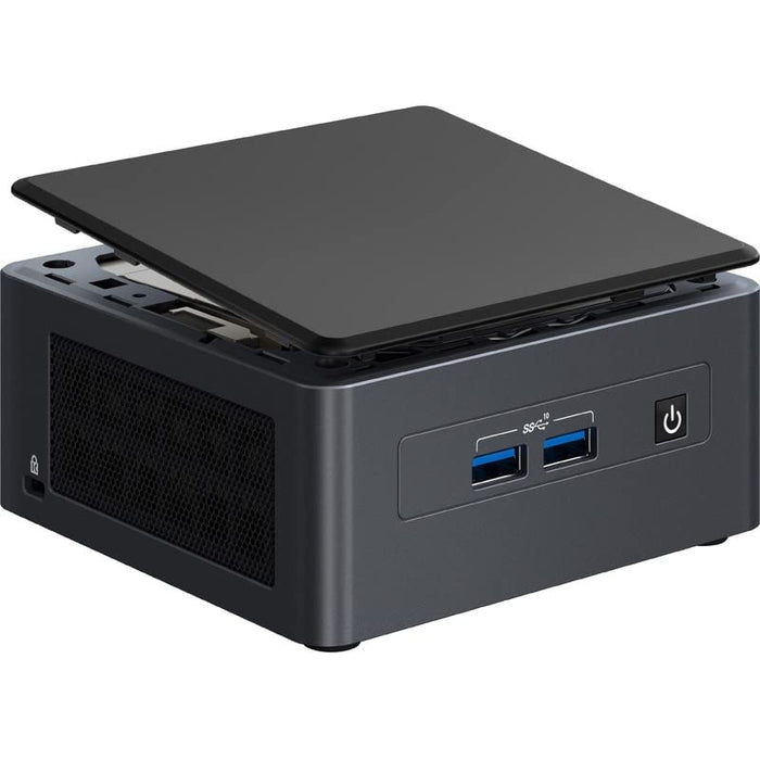 Intel Next Unit of Computing - Barebone - mini PC - 1 x Core i5 1135G7 - RAM 0 GB - Iris Xe Graphics - GigE, Bluetooth 5.2 - WLAN: 802.11a/b/g/n/ac/ax, Bluetooth 5.2