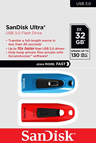 SanDisk Ultra - USB flash drive - 32 GB - USB 3.0