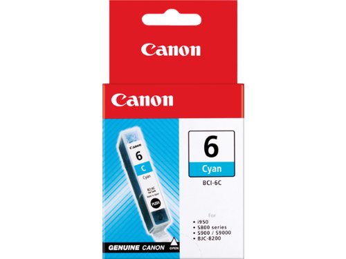 Best Value Canon Original BCI-6C BCi6 BCI-6 BCi6c cyan blue Ink cartridge