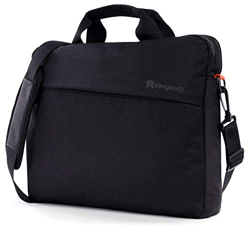 STM Gamechange 16 Inch Apple Macbook Pro Notebook Briefcase Black 360 Degree Padding Front Zip Pocket Adjustable Removable Shoulder Strap