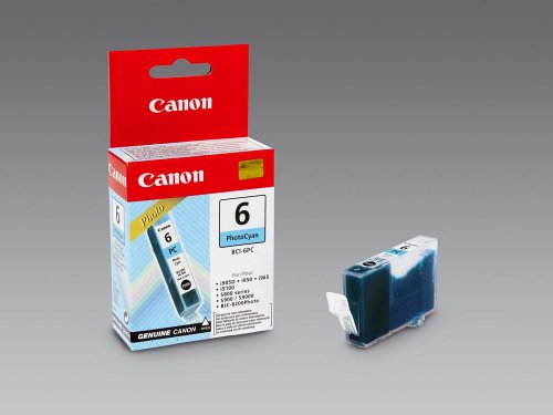 Best Value Canon BCI-6PC Ink Tank Cartridge Page Life 280pp Photo Cyan Ref 4709A002