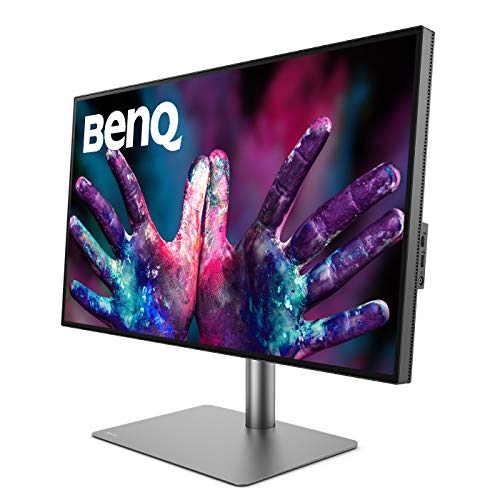 BenQ DesignVue PD3220U - LED monitor - 32" (31.5" viewable) - 3840 x 2160 4K @ 60 Hz - IPS - 350 cd/m - 1300:1 - HDR10 - 5 ms - 2xThunderbolt 3, 2xHDMI, DisplayPort, USB-C - speakers - grey, black