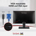 ViewSonic VA2215-H - LED monitor - 22" (21.5" viewable) - 1920 x 1080 Full HD (1080p) @ 75 Hz - VA - 250 cd/m² - 3000:1 - 5 ms - HDMI, VGA