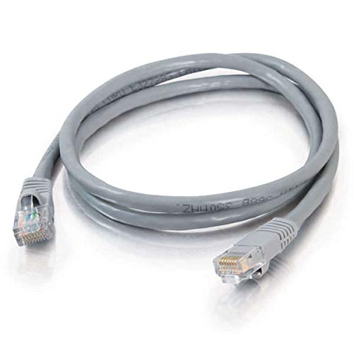 C2G Cat5e Booted Unshielded (UTP) Network Patch Cable - Patch cable - RJ-45 (M) to RJ-45 (M) - 50 cm - UTP - CAT 5e - molded, snagless, stranded - grey