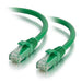 C2G Cat5e Booted Unshielded (UTP) Network Patch Cable - Patch cable - RJ-45 (M) to RJ-45 (M) - 10 m - UTP - CAT 5e - molded, snagless, stranded - green