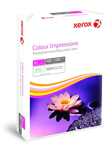 Best Value Xerox Colour Impressions 003R97666 Premium Laser Printer Paper for Colour Laser and Inkjet Printers DIN A4 100 g/m 500 Sheets White