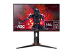 AOC Gaming 24G2ZU/BK - LED monitor - 23.8" - 1920 x 1080 Full HD (1080p) - TN - 350 cd/m - 1000:1 - 0.5 ms - 2xHDMI, DisplayPort - speakers - black, red