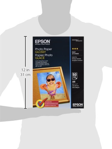 Best Value Epson C13S042539 A4 Photo Paper (Pack of 50)