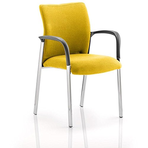 Academy Fully Bespoke Fabric Chair with Arms Senna Yellow