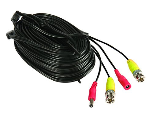 Yale - Power/video extension cable - BNC, DC jack male to BNC, DC jack - 30 m