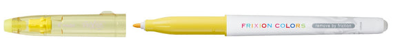 Best Value Pilot Frixion Colors Erasable Fibre Tip Colouring Pen - Yellow, Pack of 12