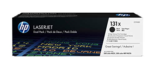 HP 131x - CF210XD - 2 x Black - Toner cartridge - High Yield - For LaserJet Pro 200 M251n, 200 M251nw, 200 MFP M276n, 200 MFP M276nw