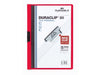 Best Value Durable DURACLIP 30 PVC Clip Folder, A4 Size - Red (Pack of 25)