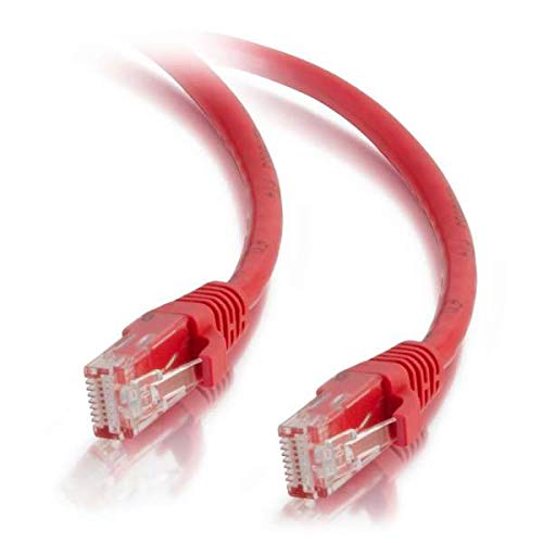 C2G - Patch cable - RJ-45 (M) to RJ-45 (M) - 50 cm - UTP - CAT 5e - booted, snagless - red