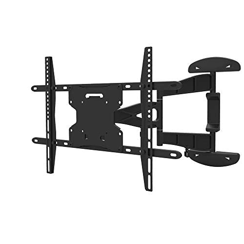 NewStar TV/Monitor Wall Mount (Full Motion) for 32"-60" Screen - Black - Wall mount for LCD / plasma panel (adjustable arm) - aluminium - black - screen size: 32"-60"