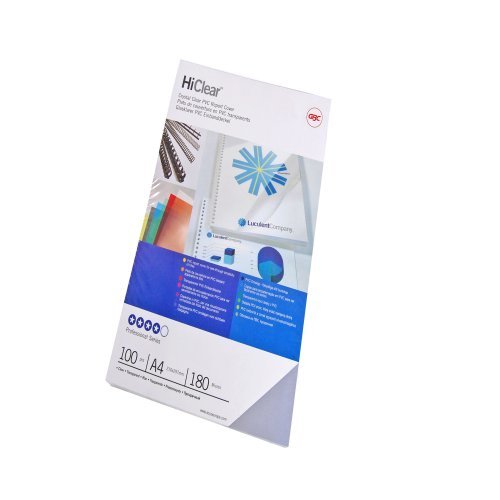 Best Value Rexel Report Binding Covers 250 Micron Superclear A4 Clear (Pack 25 x 2)