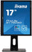 Iiyama ProLite B1780SD-B1 17" LED 5:4 Black, Height Adjustable TN, 5ms, 1 x VGA, 1 x DVI-D, Pivot, Swivel, Tilt, Speakers