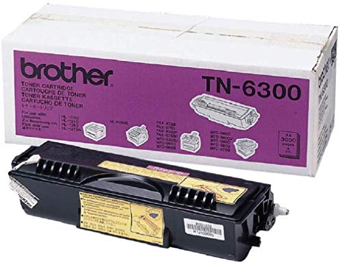 Brother TN6300 - High Yield - black - original - toner cartridge - for Brother DCP-1200, HL-1230, 1240, 1250, 1270, 1430, 1440, 1450, 1470, P2500, MFC-8600, 9600