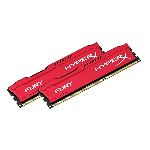 8GB 1866MHz DDR3 CL10 DIMM (Kit of 2) HyperX Fury Red Series