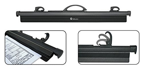 Best Value Arnos Hang-A-Plan QuickFile Front Load Binder with Cam Lever Full-length Clamp W650mm A1 Black Ref D200B