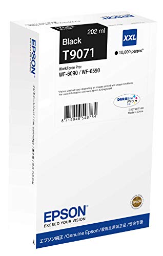 Epson T9071 - 202 ml - XXL size - black - original - ink cartridge - for WorkForce Pro WF-6090, WF-6590