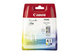 Canon CL-41 - 0617B001 - 1 x Cyan,1 x Magenta,1 x Yellow - Ink Cartridge - For PIXMA iP1800,iP1900,iP2500,iP2600,MP140,MP190,MP210,MP220,MP470,MX300,MX310