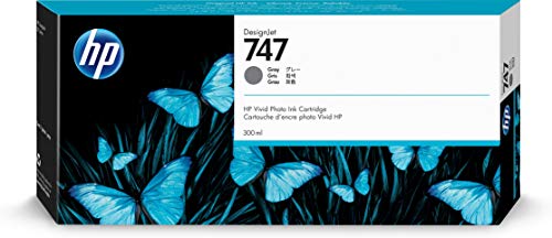 HP 747 - 300 ml - grey - original - DesignJet - ink cartridge - for DesignJet Z9+ PostScript, Z9+dr, Z9+dr PostScript