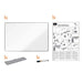 Nobo Premium Plus Enamel Magnetic Whiteboard 600X450Mm Dd