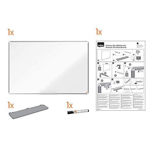 Nobo Premium Plus Steel Magnetic Whiteboard 1500X1000Mm Dd